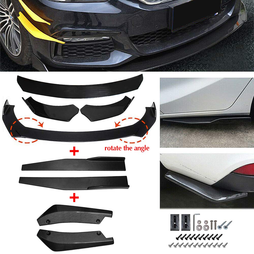 Buy Shikha Universal Carbon Fiber Look Front Bumper Spoiler Body Kit