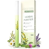 Mullein Herbal Aroma Stick-Natural Essential Oil Nasal Inhaler | for Respiratory Comfort &amp; Air Freshening | Plant-Based Aromatherapy with Mullein, Thyme &amp; Mint Portable Pocket Size