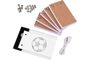 Tickas Flipbook Kit,Flip Book Kit with Light Pad LED Light Box Tablet 300 Sheets Drawing Paper Flipbook with Binding Screws f