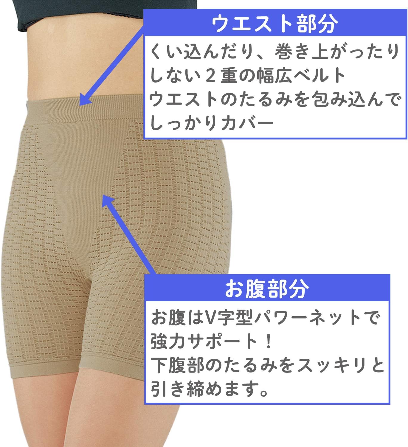 Amazon Co Jp 一枚履き ガードルショーツ 3枚セット 夏用 通気 補正下着 ショーツガードル 下腹 たるみ 引き締め シームレス 綿混 ヒップアップ ウェーブ マッサージ L Ll ドラッグストア