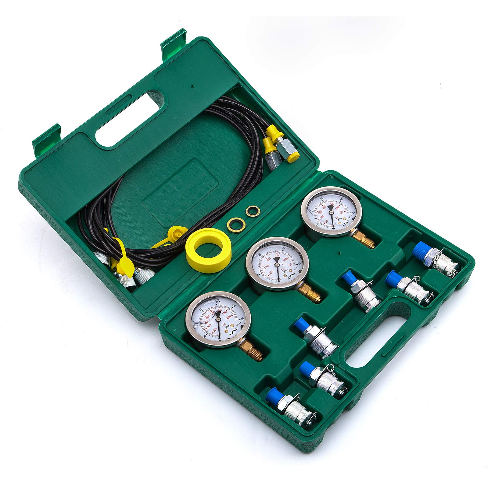 VEVOR Hydraulic Pressure Gauge Kit Excavator Parts Hydraulic Tester
