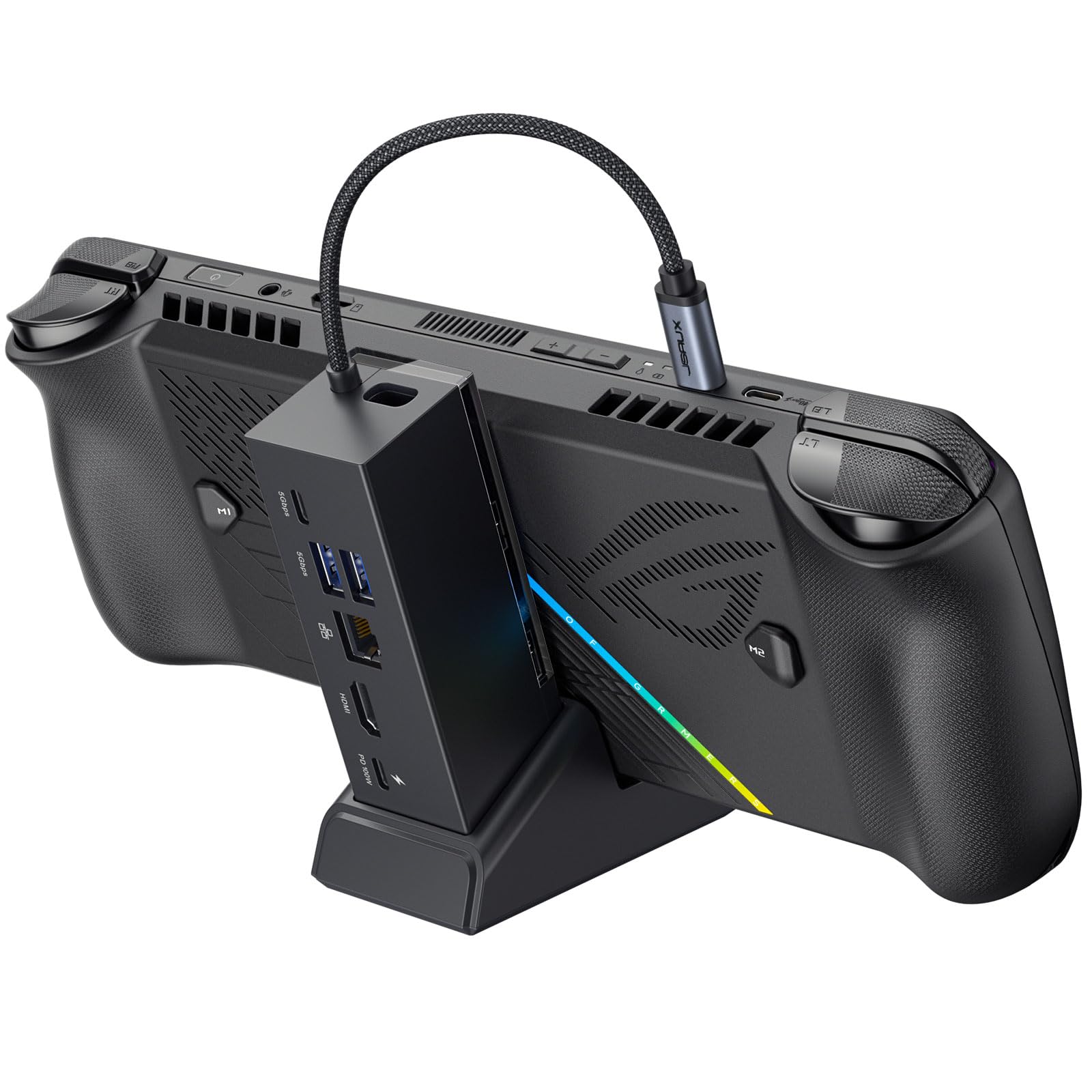 JSAUX Docking Station Compatible With ROG Ally X ROG Ally Steam Deck 
