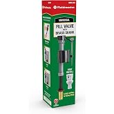 Fluidmaster 400A Brass Shank Universal Toilet Fill Valve | Heavy-duty brass shank, Adjustable tank water level, EZ-Twist 9&ndash;14 in. height, Pre-installed washer for easy setup