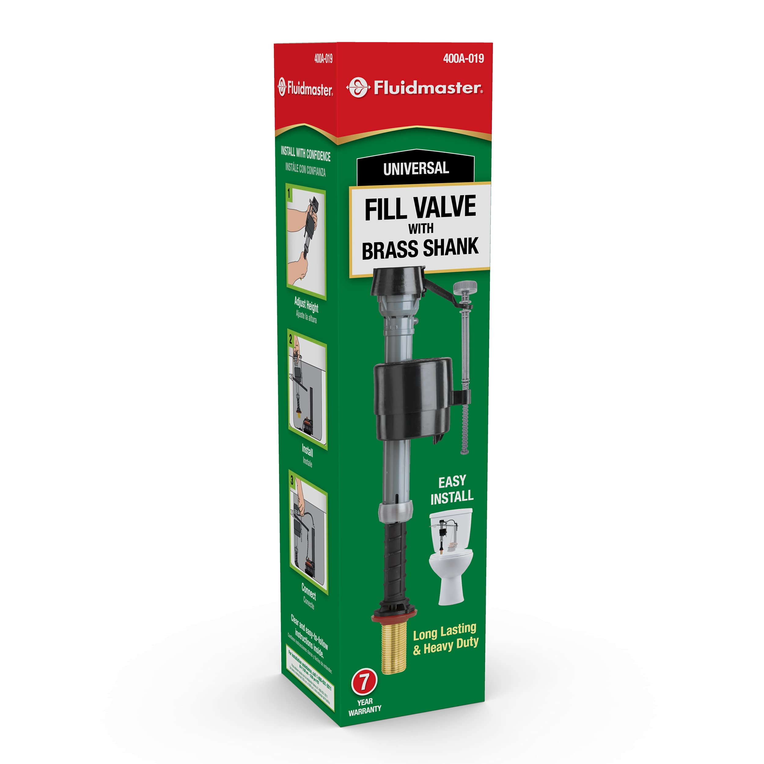 Photo 1 of Fluidmaster 400A-019 Brass Shank Toilet Fill Valve