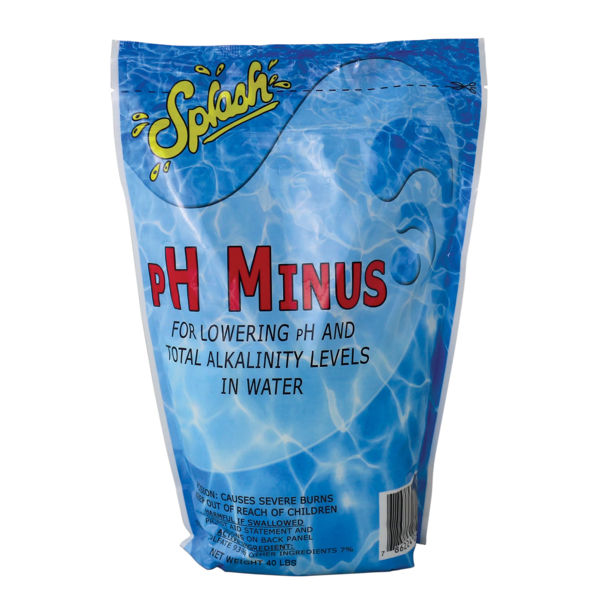 Robelle 40-Pounds Premium pH Down for Pools, Concentrated Sodium Bisulfate, Made in USA Image