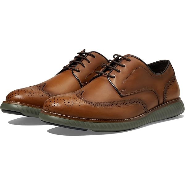 Amazon.com | Martin Dingman Countryaire Wingtip Oxford Blueberry