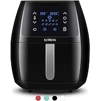 Ultrean 5.8 Quart Air Fryer, Electric Hot Air Fryers Oilless Cooker with 10 Presets, Digital LCD Touch Screen, Nonstick…