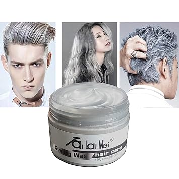 Amazon Com Temporary Silver Gray Hair Wax 4 23oz Instant