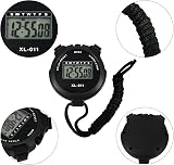 BEHAHAI Digital Stopwatch Timer Large Display Lap Split Training Clock Black view 3