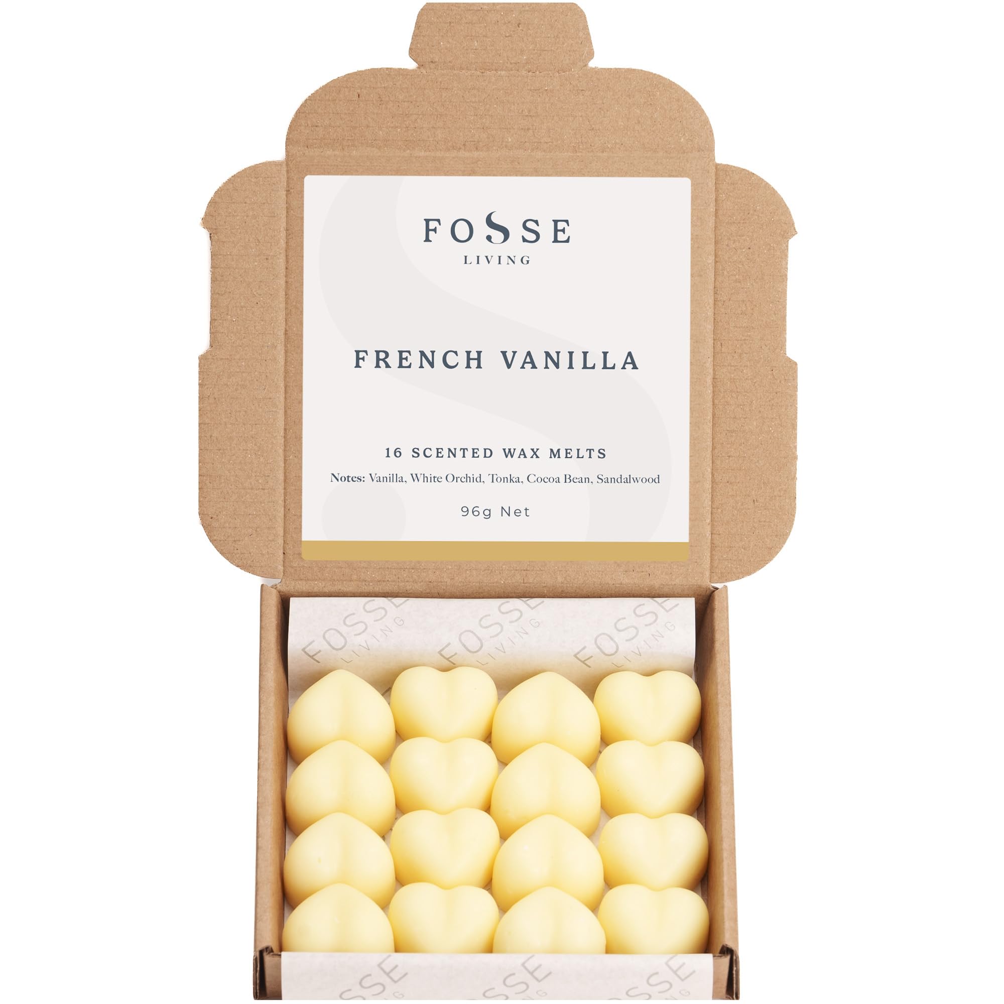 French Vanilla Strong Scented Wax Melts 16 Pack - The Gift for Every Occasion – Made in The UK — image 1