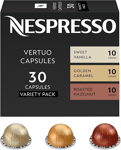 Nespresso cápsulas Vertuo, paquete barista, café tostado medio, 30 — Café