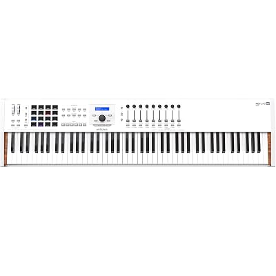 Arturia KeyLab 88 MkII 88 Key Weighted USB MIDI Keyboard Controller — Aftertouch, Velocity Sensitive, Hammer-Action, Piano Feel, With 16 Drum Pads, 9 Faders, 9 Knobs and Analog Lab V Software Included