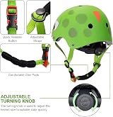 Wdmiya Kids Helmet 50-54cm Dinosaur Multi-Sports Set 7pc Protective Gear view 3