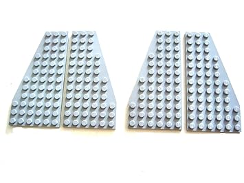 LEGO STAR WARS - 2 PAARE graue FLÜGEL - FLÜGELPLATTEN 10030 (30355+30356)