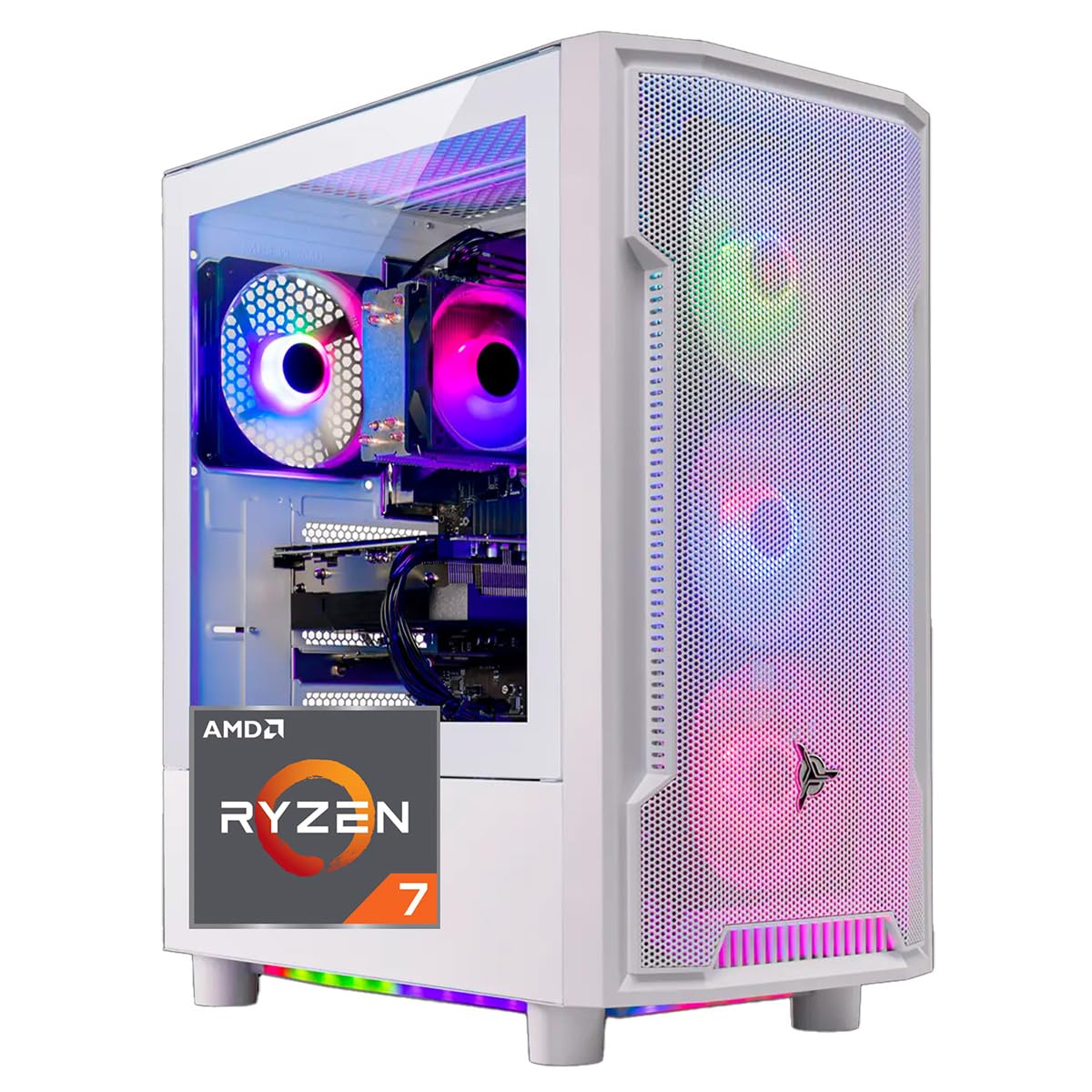 Skytech Archangel Gaming PC Desktop, Ryzen 7 5700