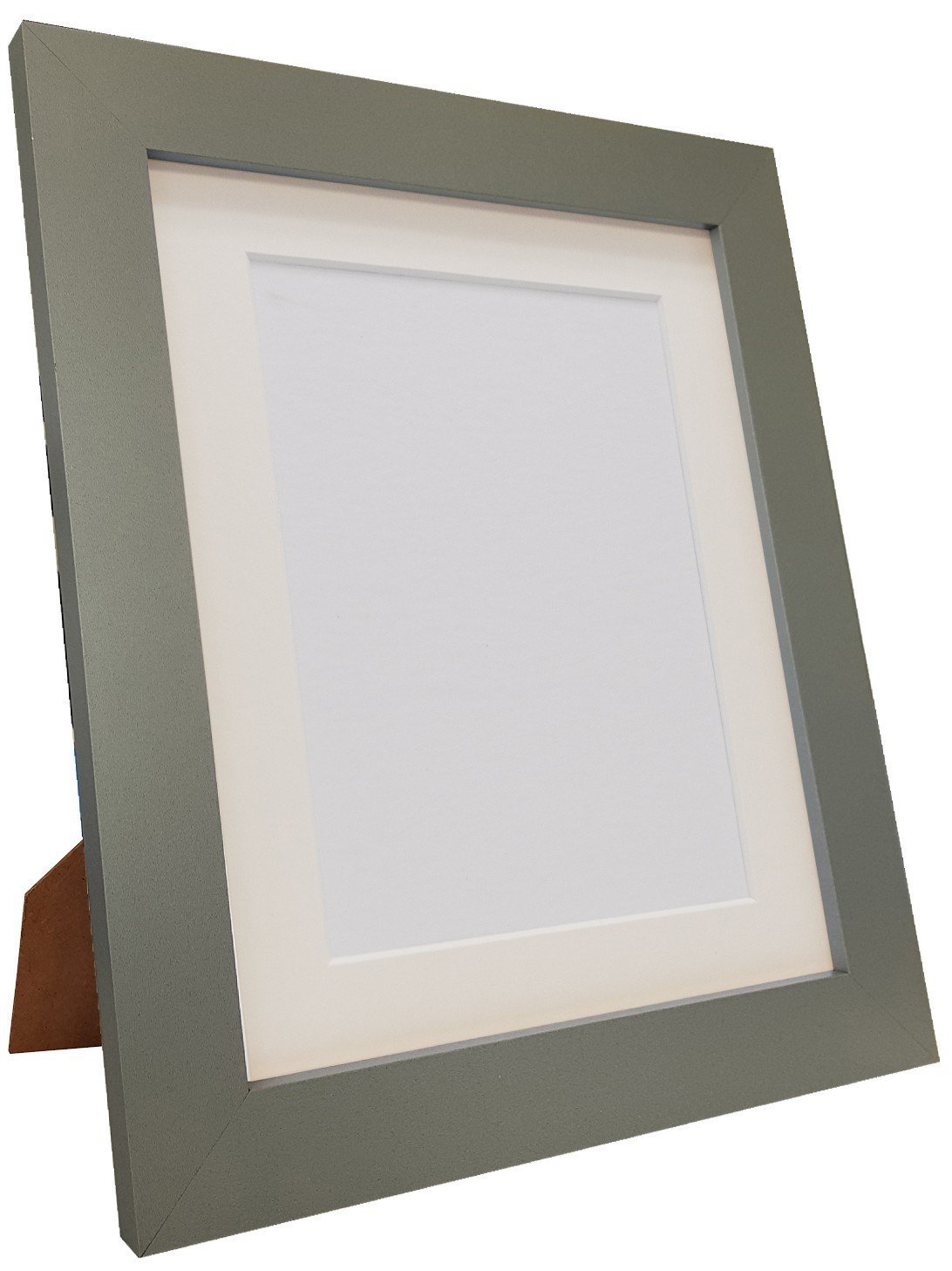 Metro Dark Grey Photo Picture Poster Frame with Ivory Mount 6 x 4 Image Size 4.5 x 2.5 inch