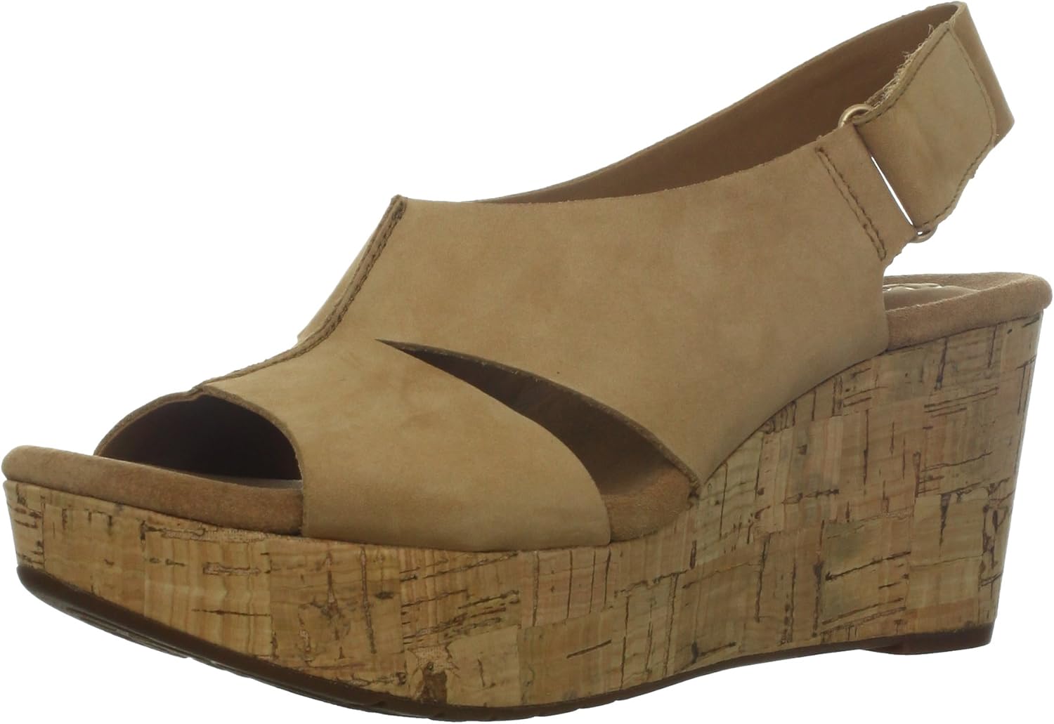 clarks women's caslynn lizzie wedge sandal