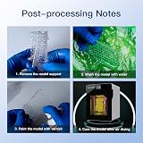 NOVA3D Water Washable Clear Resin 1000g 405nm LCD High Precision Impact view 5