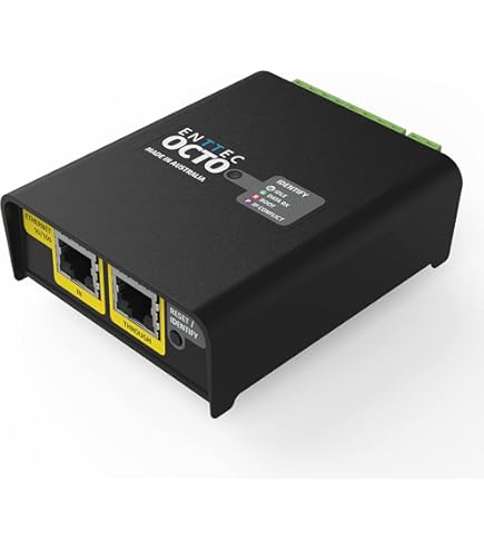 Amazon.com: ENTTEC DIN Ethergate Mk2 POE 71031 2 Universe Bi