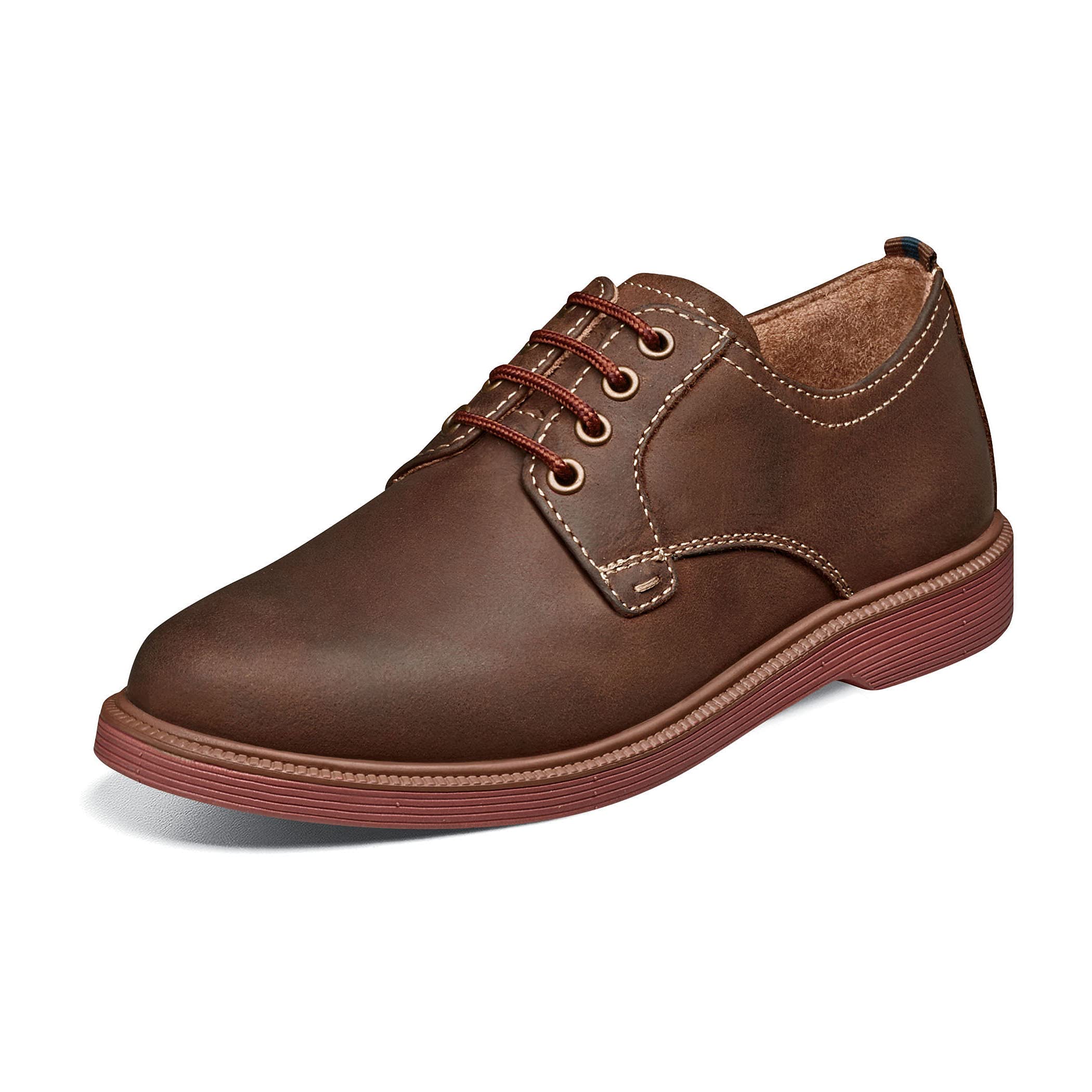 Florsheim Supacush Plain Toe Ox Jr Boys ToddlerYouth Oxford 125 M US Little Kid Brown
