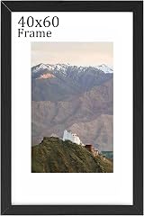 RUN HELIX Frame 40x60 cm Wooden Picture Frame with Plexiglass Black