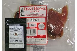 DAN'L BOONE INN BRAND Country Ham 3oz Biscuit Cut and Seasoning Ham with Red Eye Gravy Sample