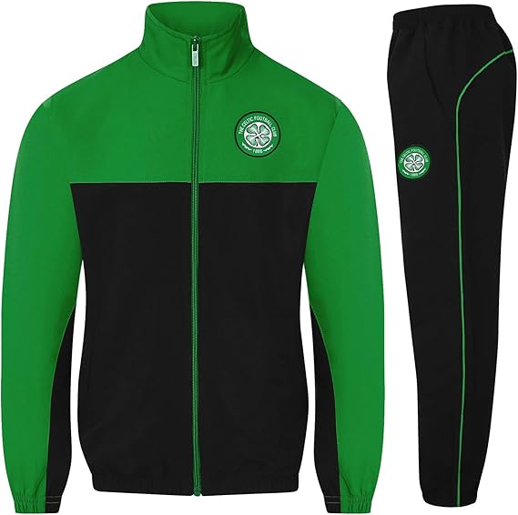 Celtic FC Official Football Gift Boys Jacket & Pants Tracksuit Set: Amazon.co.uk: Clothing