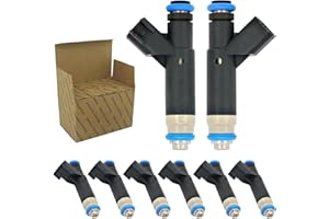 Gautory Fuel Injector Compatible with Ford 2004-2008 F150 E150 E250, 2004 2005 Explorer, 2004 2005 Mercury Mountaineer 4.6L Replaces FJ867 4L3E-B4C 04861238AB Set of 8