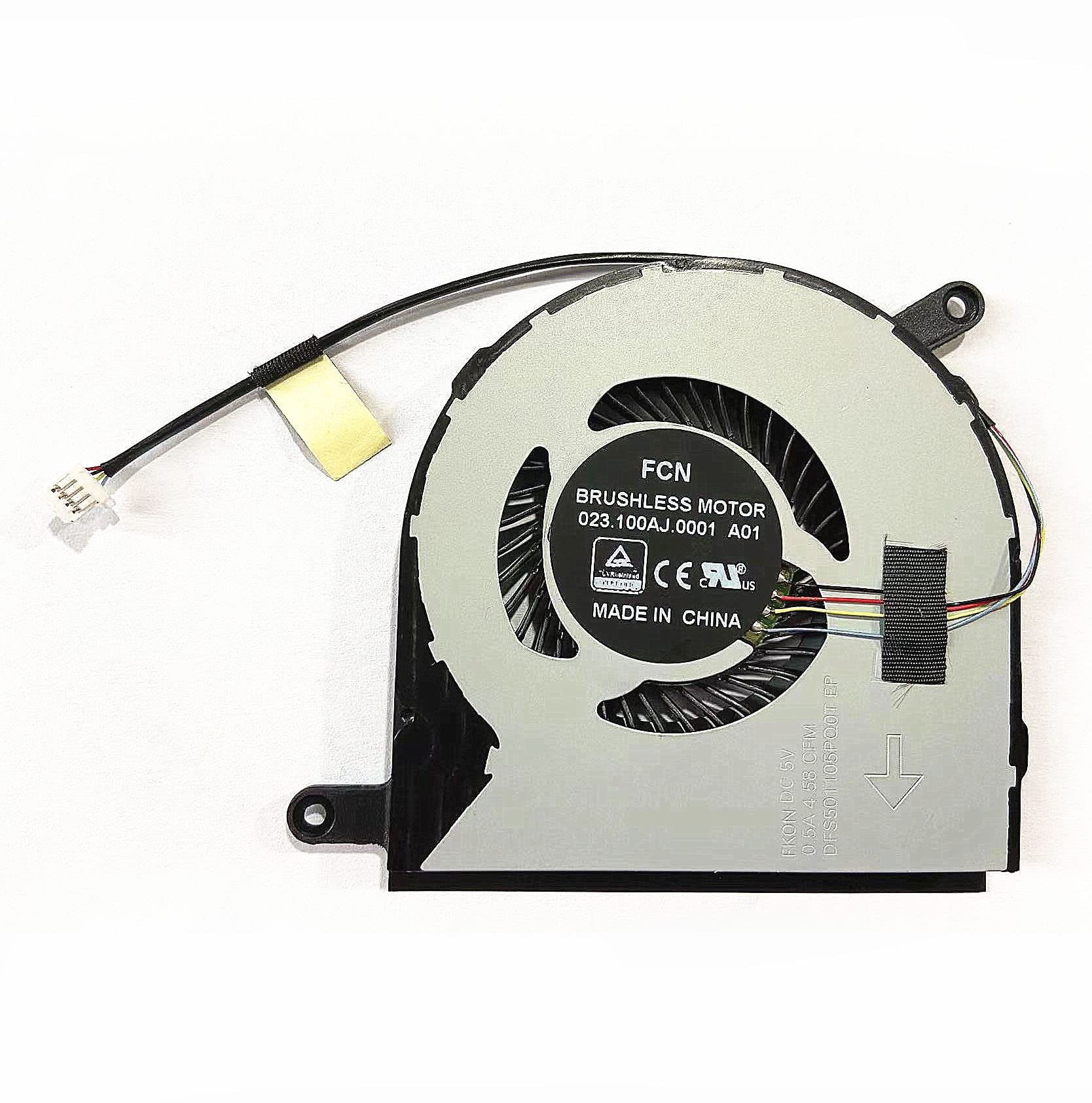 Fleshy Leaf New CPU Cooling Fan Replacement for Dell Inspiron 17 7773 7778 7779 Series DFS501105PQ0T 023.100AJ.0001 035WWH FKON