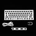 YMDK GH60 GK61 RGB Hot Swap Independent Driver Tyce-C ANSI Mechanical Keyboard DIY kit Plastic Case CNC Aluminum Case Plate PCB (Plastic White GK61X Wired)