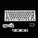 GK61 GK61x RGB Hot Swap Independent Driver Tyce-C ANSI Replacable Space Cherry MX Switches Mechanical Keyboard DIY Kit Case P