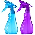 DilaBee Plastic Spray Bottles - 12oz (3 Pack) Water Spray Bottle for Hair, Gardening, Grilling & Cleaning Solution - Empty Spray Bottles for Pet Correction - Spray Bottle BPA Free (Blue-Purple)