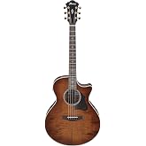 Ibanez AE340FMH Acoustic-electric Guitar - Natural High Gloss
