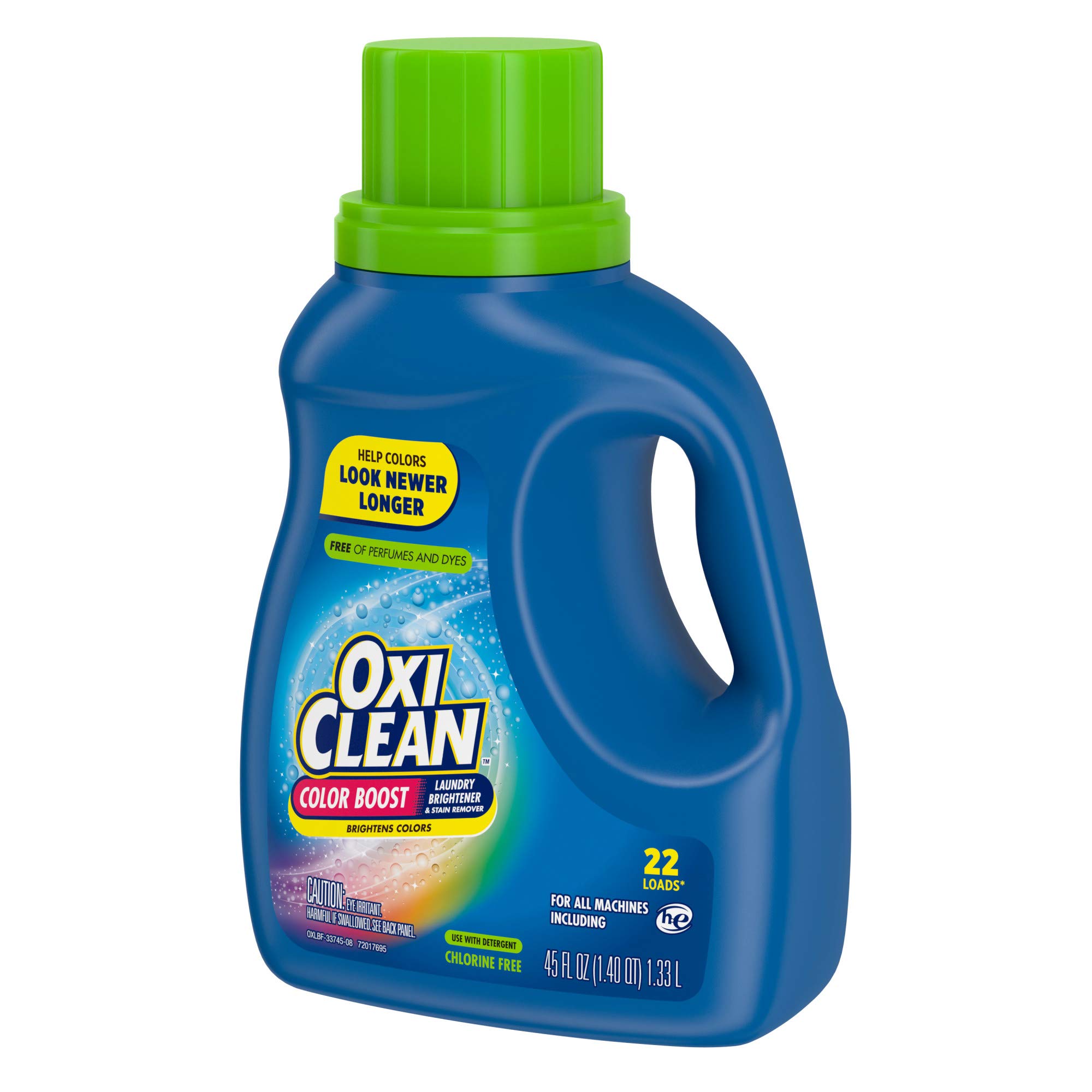 OxiClean Color Boost Laundry Brightener and Stain Remover Liquid Free, 45 fl oz