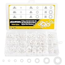 thumbnail image 2 of 200pcs ABS Round Spacer Standoff Screw Nut Mixed Kit – M3 M4 M5 M6, Black 2 of 2