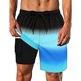 Olreco Mens Swim Trunks with Compression Liner 7" Quick Dry Mens Bathing Suit Men Swim Shorts Men Board Shorts Men's Swimwear