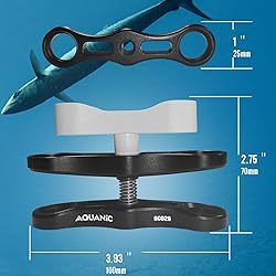 Nitescuba 2PCS 1'' Standard Ball Clamp Mount,Long