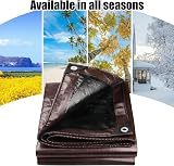 Onarway Tarpaulin Waterproof Heavy Duty 3m x 5m 150GSM Ground Sheet view 7