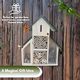 Garden Mile Large Wooden Insect Hotel Bug House for Wildlife Habitat view 8