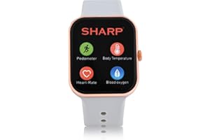 GENERIC Sharp Smart Watches for Men, Smart Watches for Women – Fitness Tracker Watch Compatible with Android, iOS, Samsung, Apple – Fitness Watches for Women Include Call, Messages, Pedometer