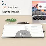 Smarpau Lined Journal A4 Hardcover 320 Pages 100gsm Thick Paper Black Leather view 4