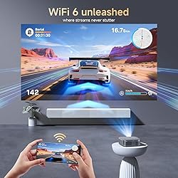 [Short Throw/1200ANSI/Built in Apps] Projector 4K