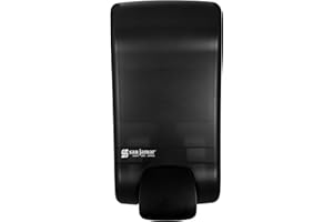 San Jamar SF1300TBK SF1300 Rely Manual Foam Soap Dispenser, 1300 mL, Black Pearl
