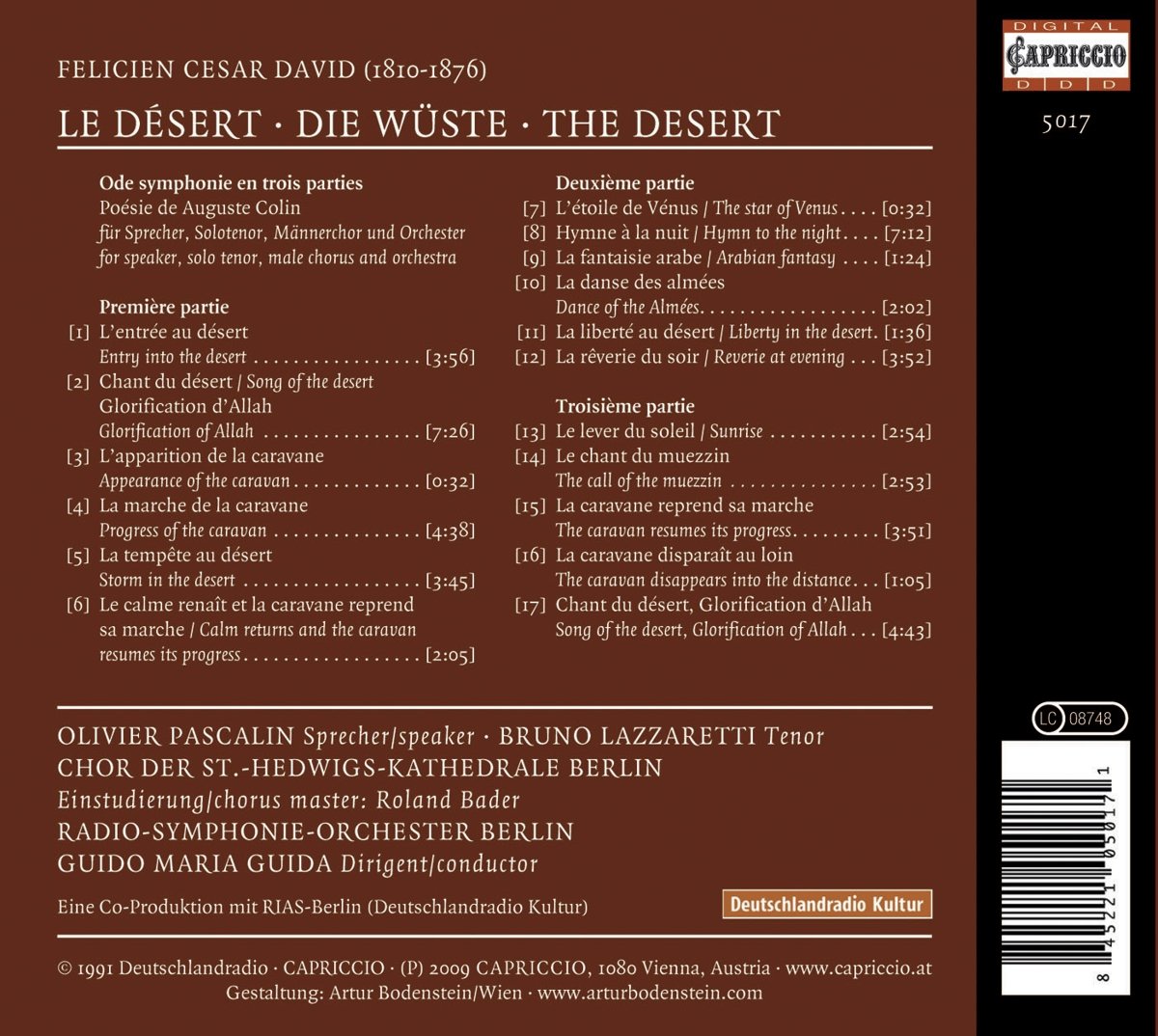 David Felicien Cesar Le Desert Amazon Com Music