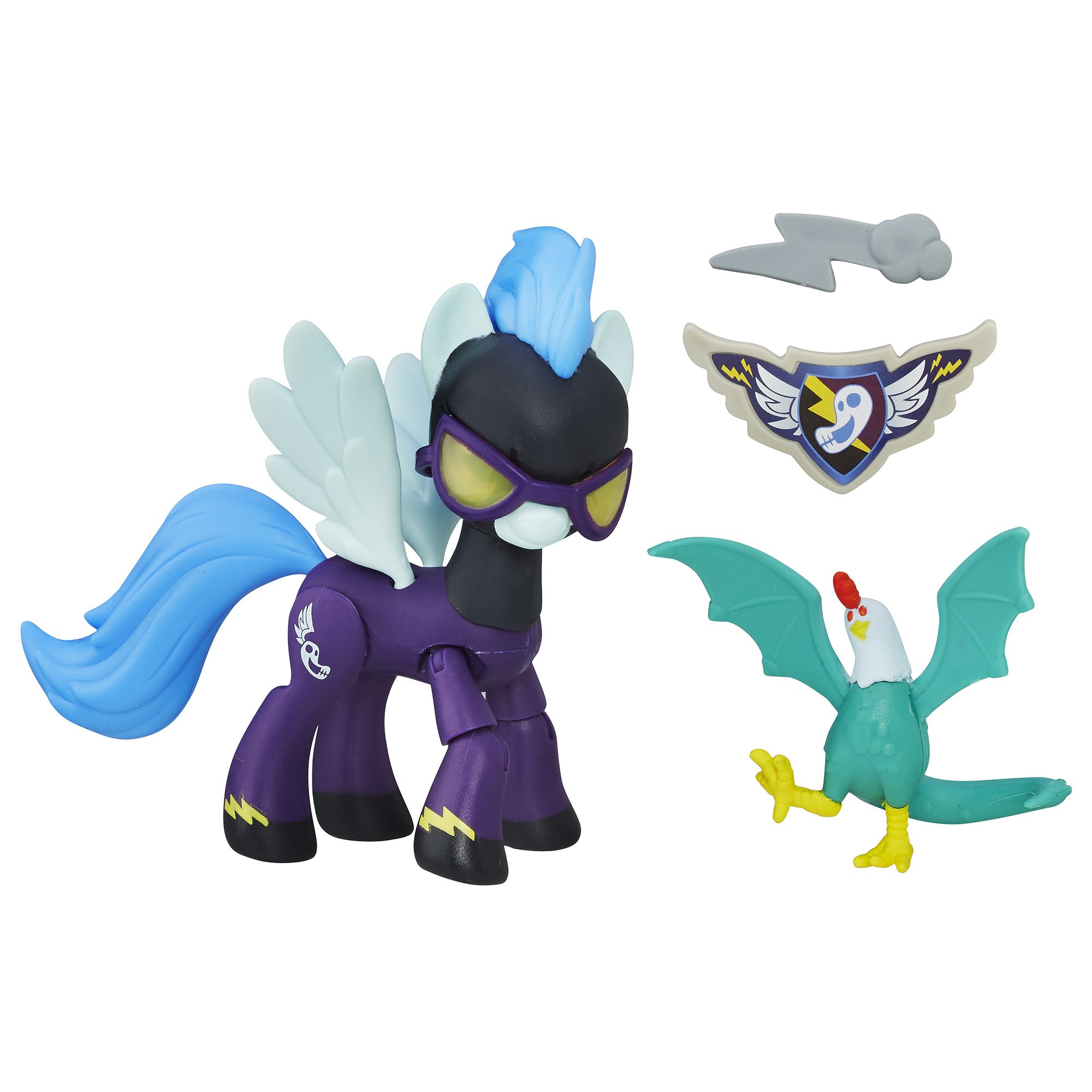 My Little Pony Guardians of Harmony Shadowbolts Pony and Cockatrice Figures