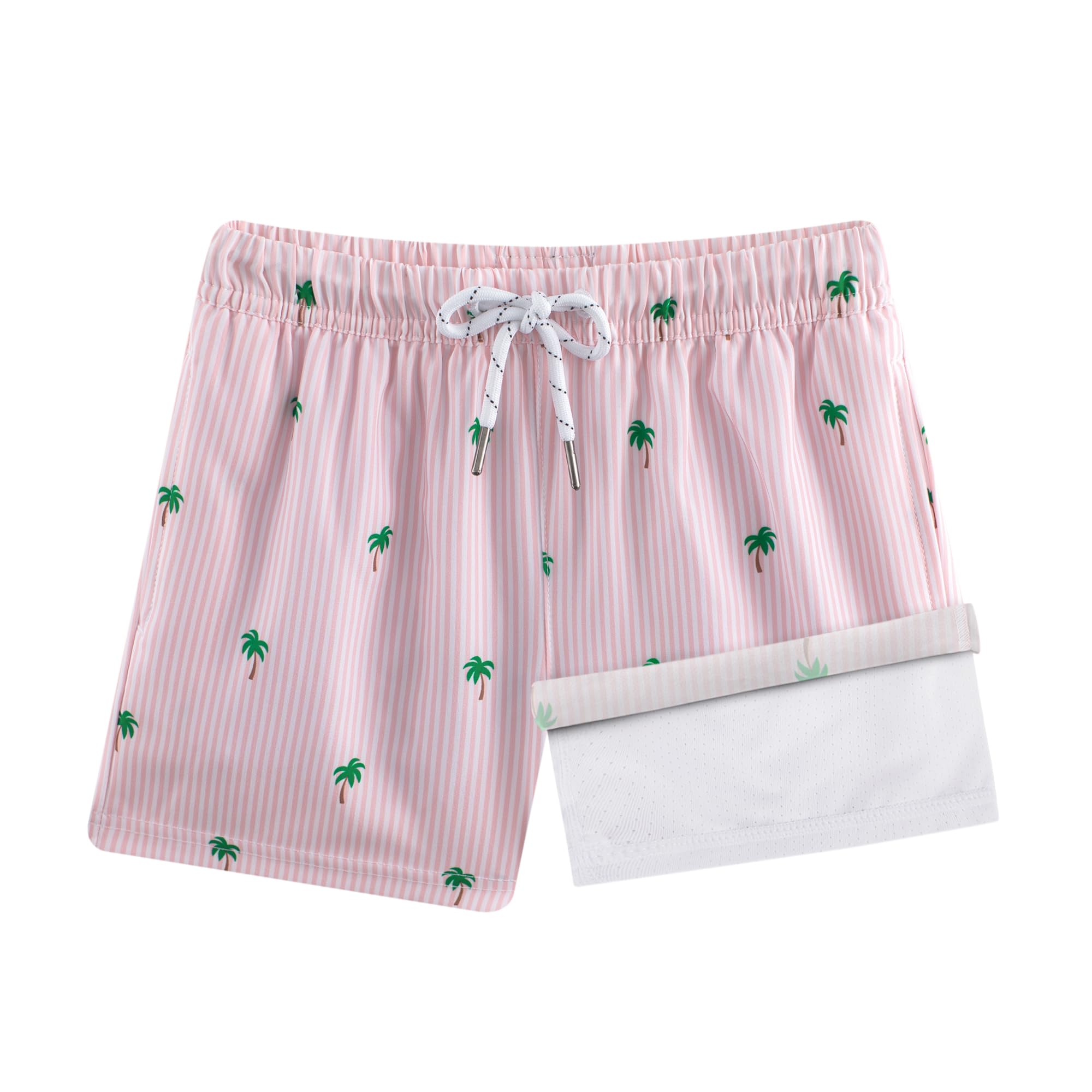 Photo 1 of BRISIRA Boys Swim Trunks Bathing Suit Compression Boxer Brief Liner Anti-Chafe Swimsuit Swim Shorts Toddler Kids Youth Teen
