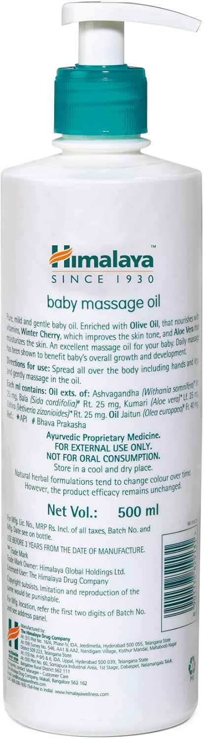 himalaya baby oil 500ml