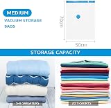 BoxLegend Vacuum Storage Bags 6 Pack 70x50cm Reusable Space Saver view 2