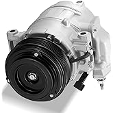SYKRSS 198358 Air Conditioning AC Compressor with Clutch | Compatible with Ford Explorer Flex Taurus, Compatible with Lincoln Continental MKS MKT MKZ, V6 3.5L 3.7L