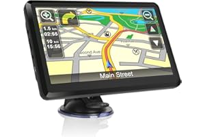 GYEFECVD Car GPS Navigation 7-inch，GPS Navigation for Truck & RV & Car, Driver Alerts, Turn-by-Turn Directions, 2025 Map and Free Update Map